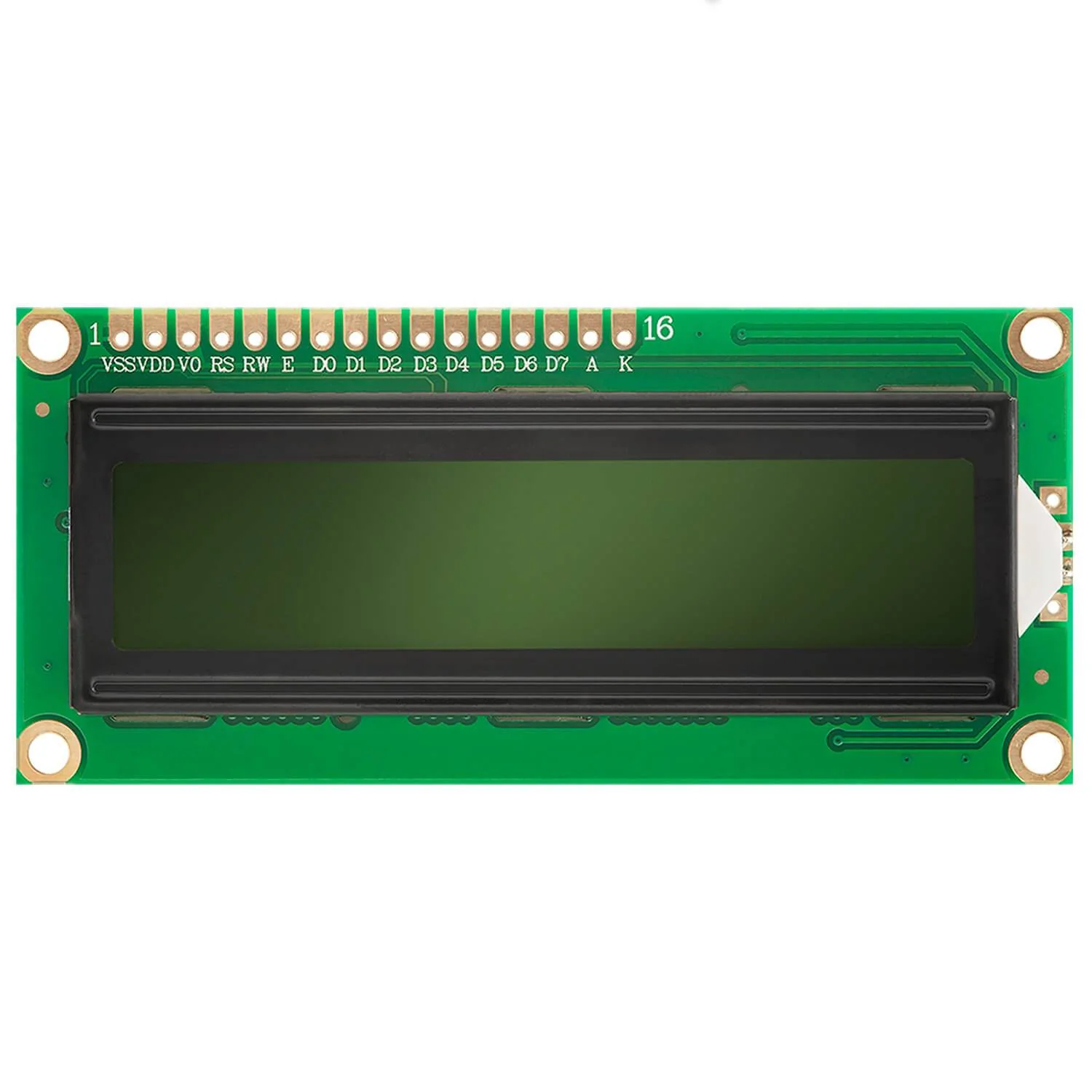 HD44780 1602 LCD Modul Display 2x16 Zeichen (mit grünem Hintergrund) kompatibel mit Arduino und Raspberry Pi - Image 2