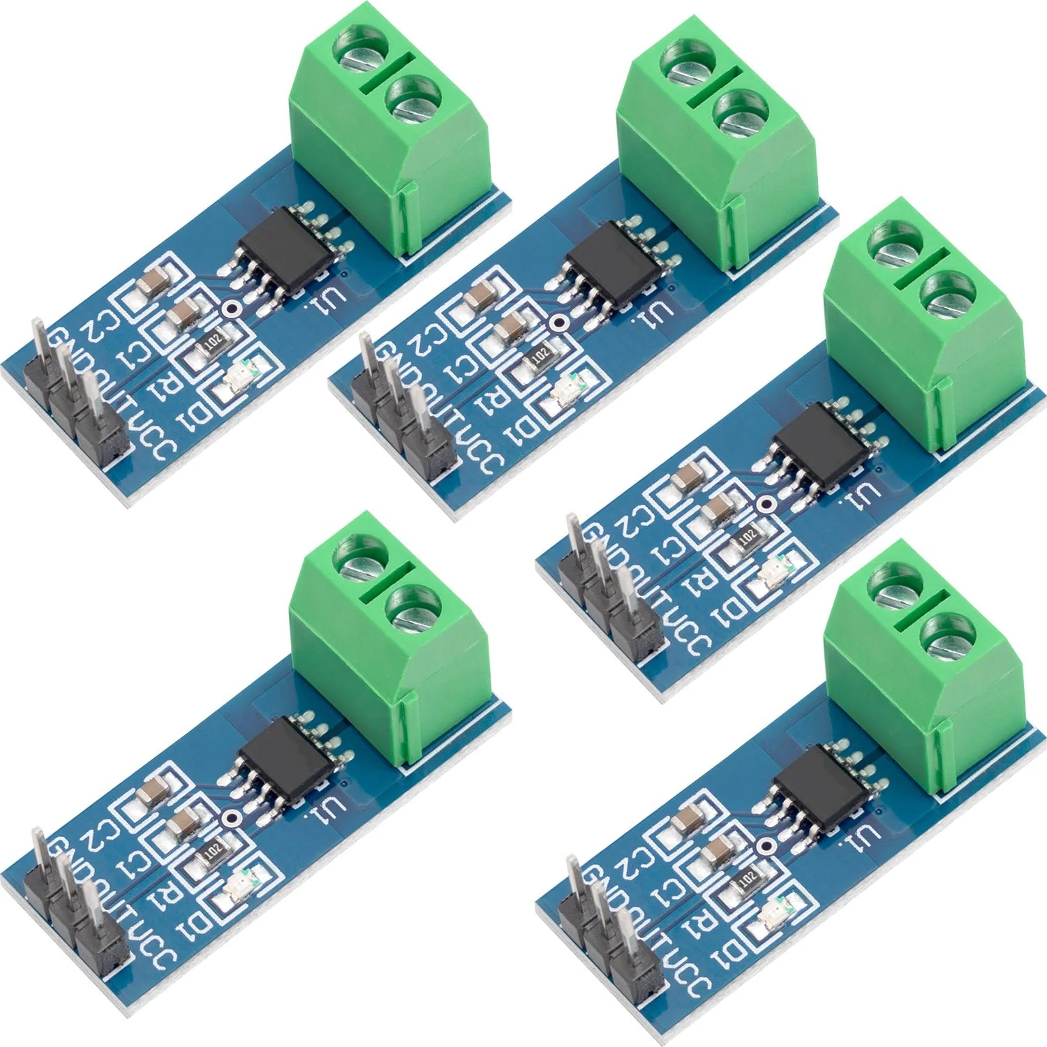 ACS712 20A Ampere Stromsensor Range Modul Current Sensor kompatibel mit Arduino - Image 3