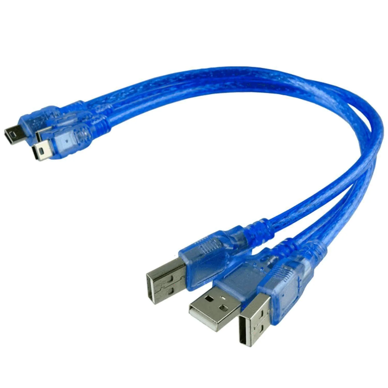 Blaues Mini USB Kabel, 100% kompatibel mit Nano V3 - Image 2