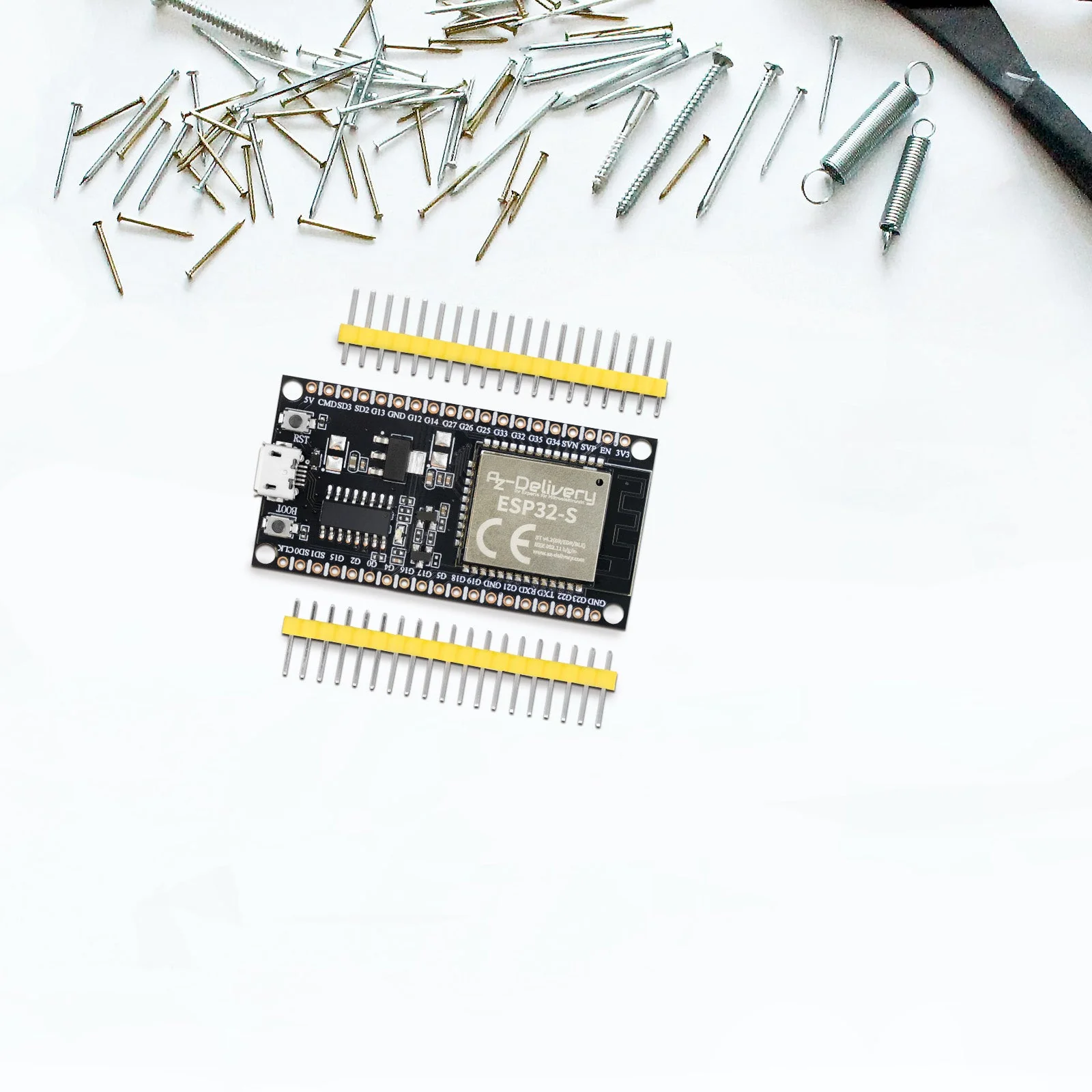 ESP32S Dev Kit C unverlötet NodeMCU Module WLAN WiFi Development Board mit CH340 und kompatibel mit Arduino - Image 2