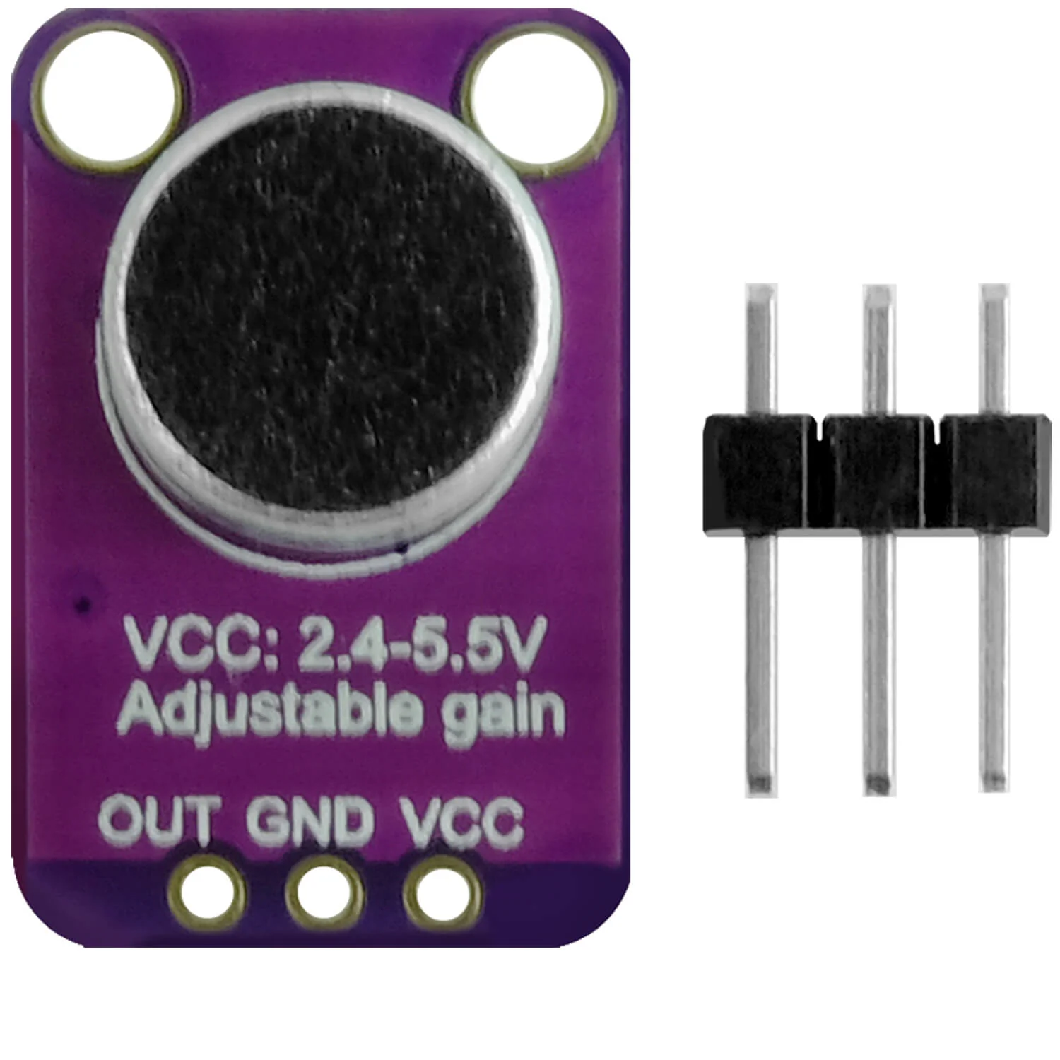 GY-MAX4466 Elektret Mikrofon, Verstärker Breakout Sensor - kompatibel mit Arduino und Raspberry Pi - Image 2