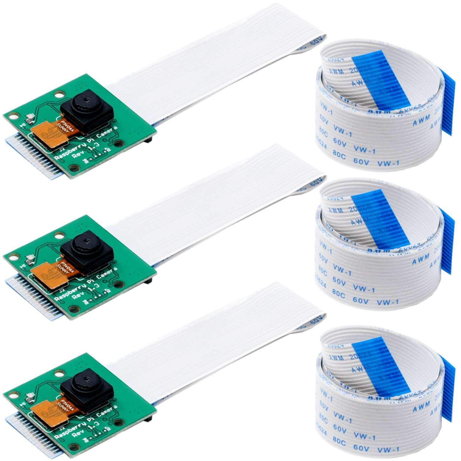AZDelivery Kamera mit 15cm Flexkabel und 100cm Flexkabel für Raspberry Pi inklusive E-Book! - Image 4