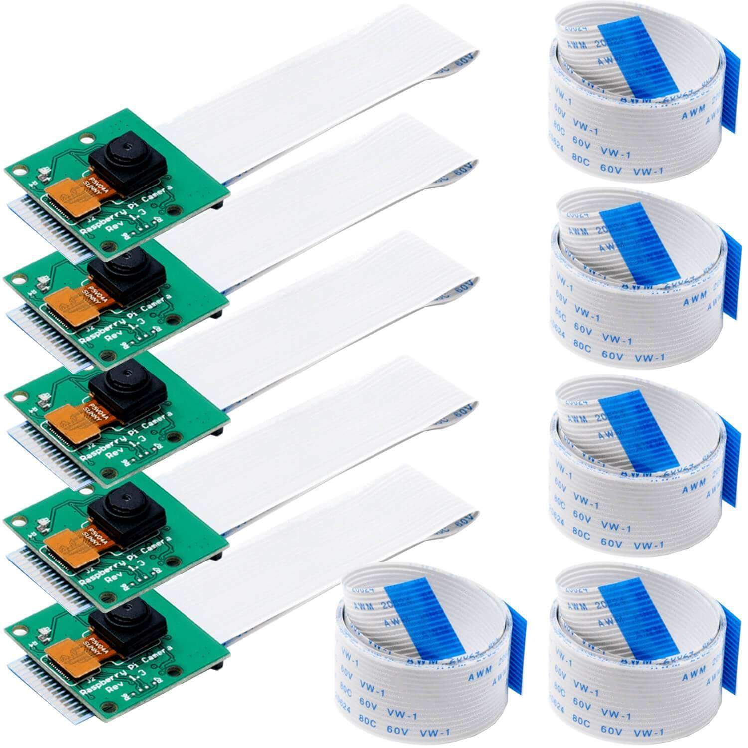 AZDelivery Kamera mit 15cm Flexkabel und 100cm Flexkabel für Raspberry Pi inklusive E-Book! - Image 5