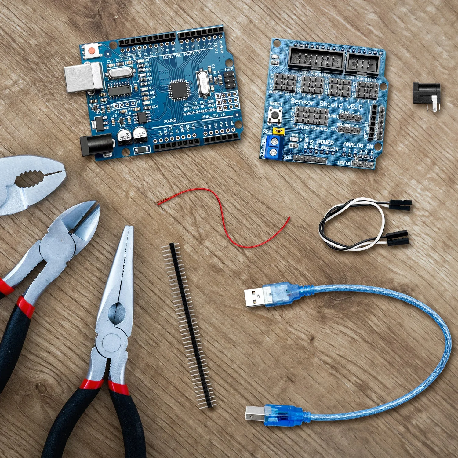Pflanzen-Bewässerung-Set mit Bodenfeuchteerkennung Sensor - Automatisches Bewässerungsmodul DIY-Kit automatische Wasserpumpe - Image 3