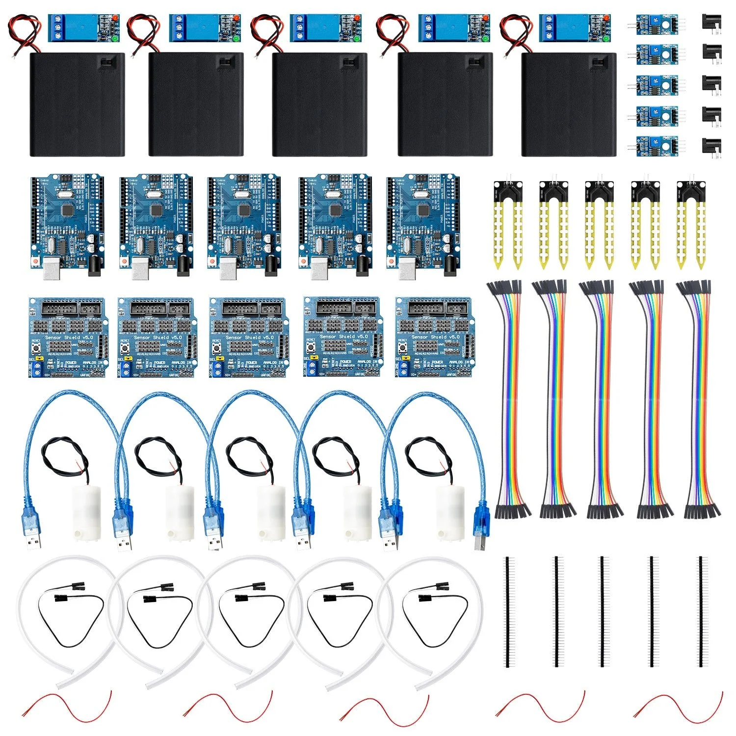 Pflanzen-Bewässerung-Set mit Bodenfeuchteerkennung Sensor - Automatisches Bewässerungsmodul DIY-Kit automatische Wasserpumpe - Image 5