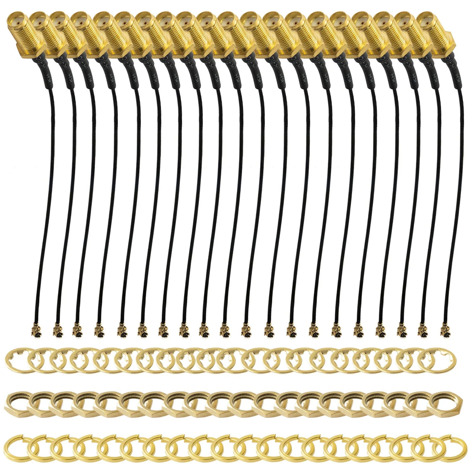 IPEX zu SMA Pigtail Koaxialkabel, SMA Buchse zu UFL/u.FL/IPX/IPEX, RF Koaxial Adapter Pigtail Kabel - Image 6