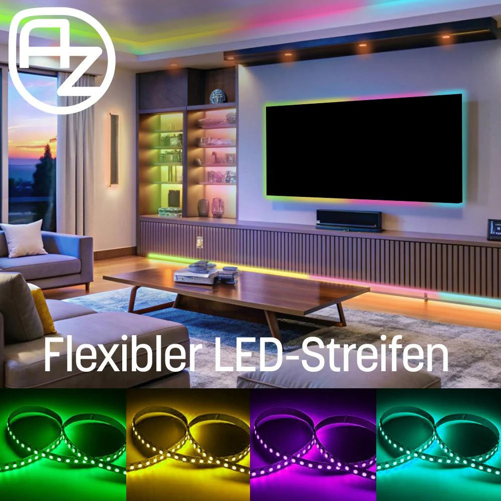 WS2812B 30 LEDs/m 30 Pixels/m LED Strip RGB adressierbarer LED Streifen mit 5050 SMD LEDs IP20 Schwarz nicht Wasserdicht - Image 5